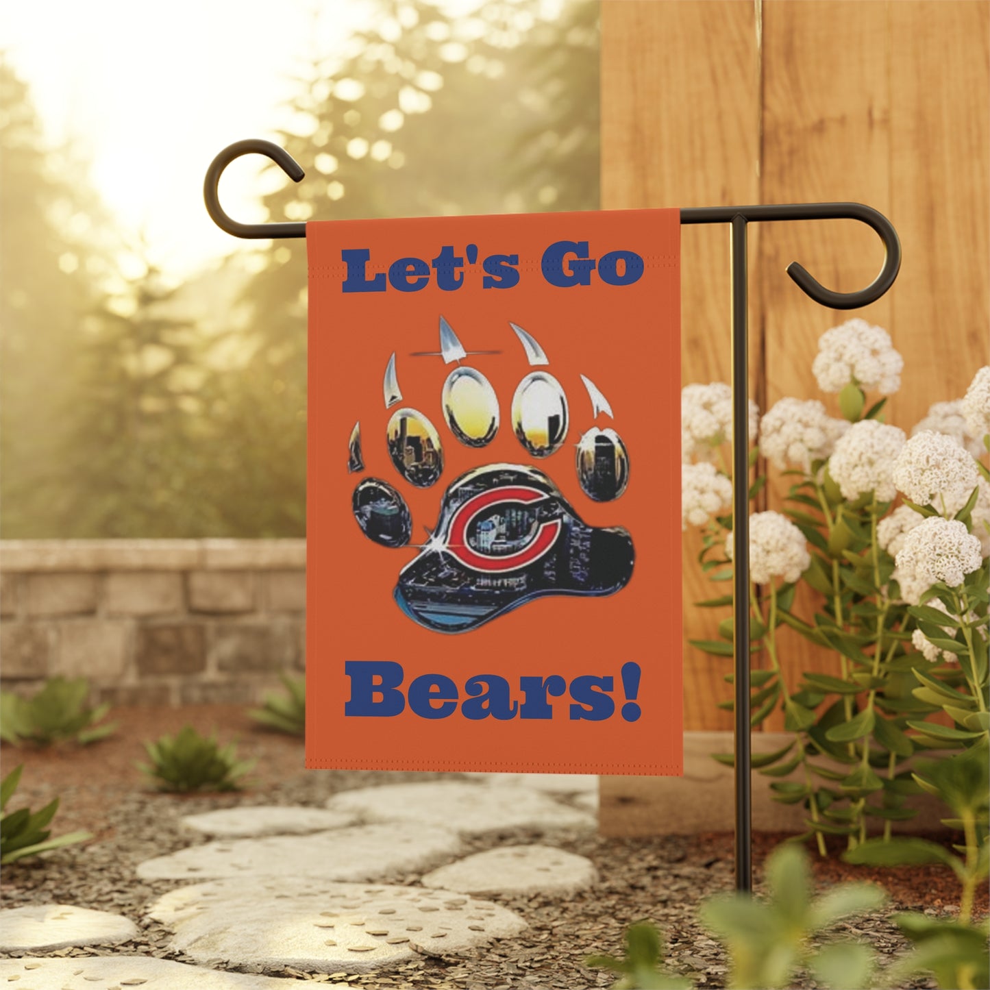 Let's Go Bears! Chicago Bears Garden Flag