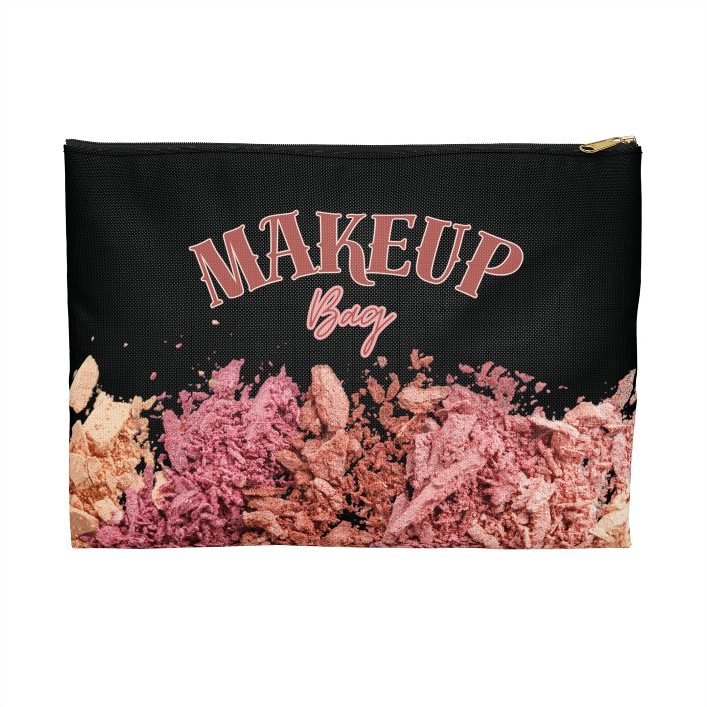 Women's Makeup / Toiletry Bag - crushed powder look