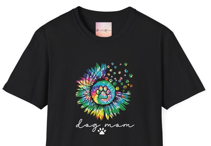 Dog Mom Tie Dye Daisy Flower Shirt