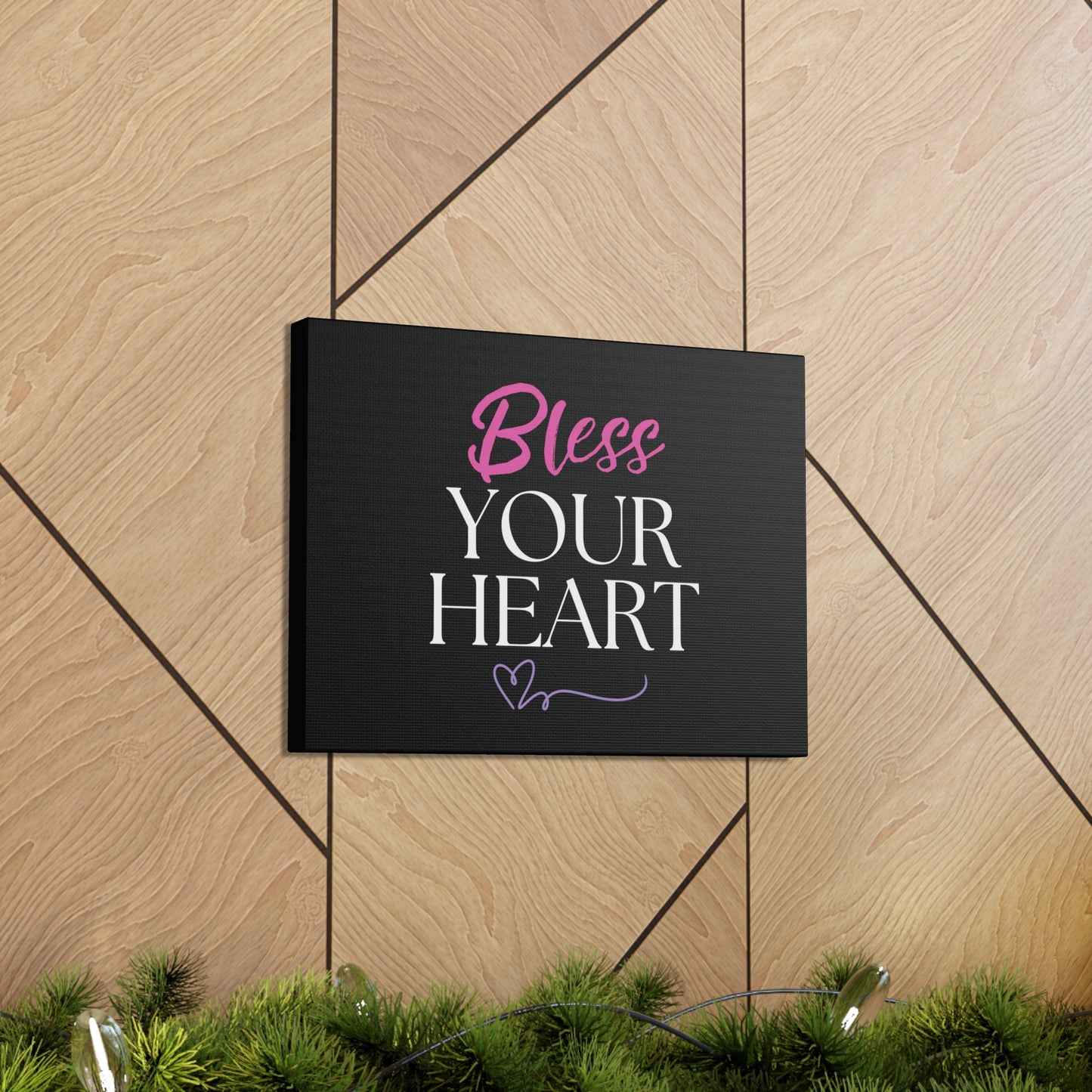 Canvas Wall Decor - Bless Your Heart - Southern humor