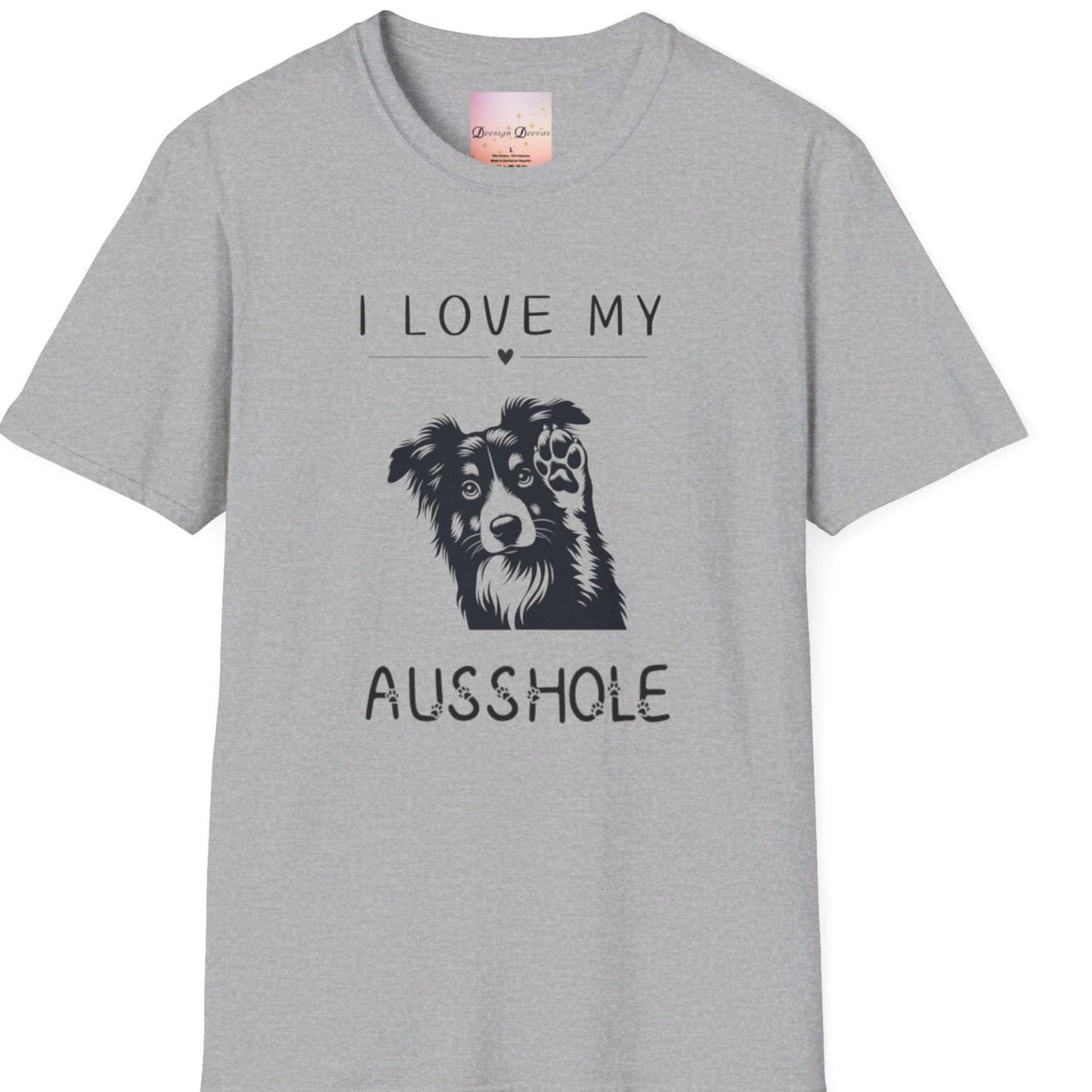 I Love My Ausshole Tee - Aussie/Australian Shepherd/Australian Cattle Dog