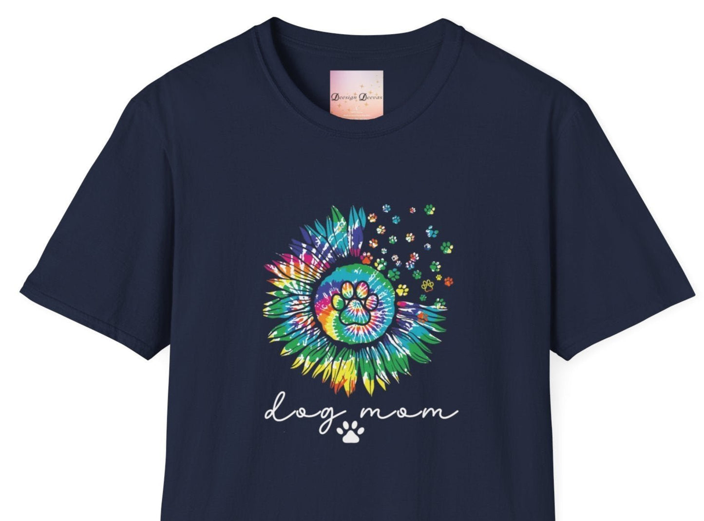 Dog Mom Tie Dye Daisy Flower Shirt