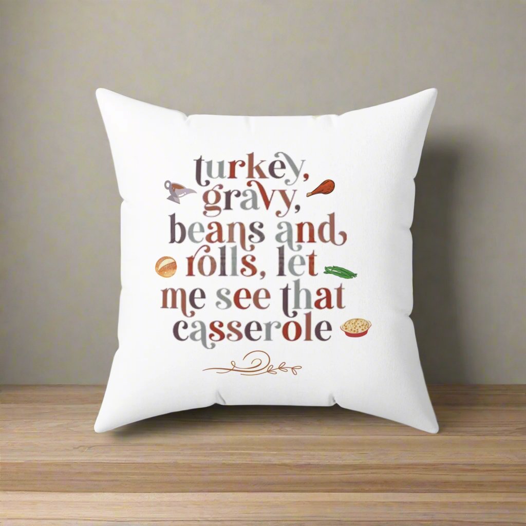 Funny Friends Giving - Thanksgiving Double-Sided Square Pillow