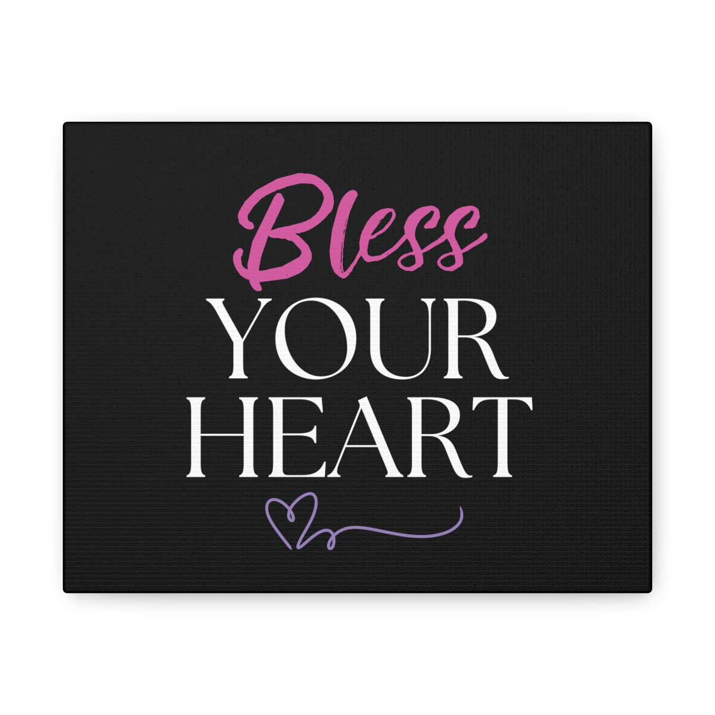 Canvas Wall Decor - Bless Your Heart - Southern humor