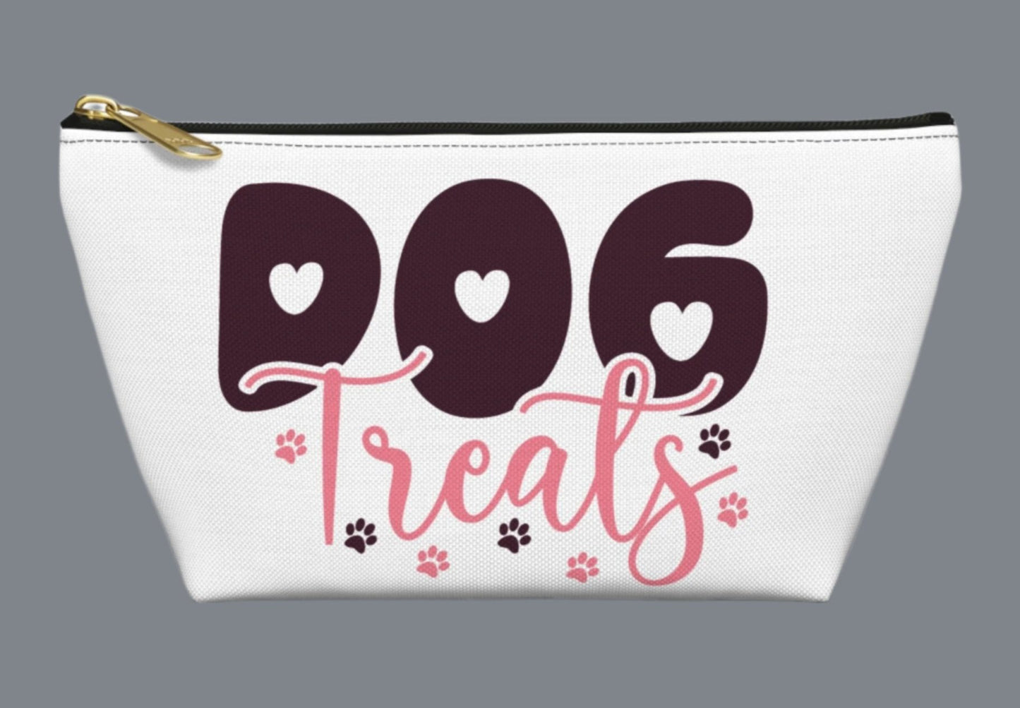 Dog Treats Pouch - Treat Bag, Dog Snacks, Paw Prints