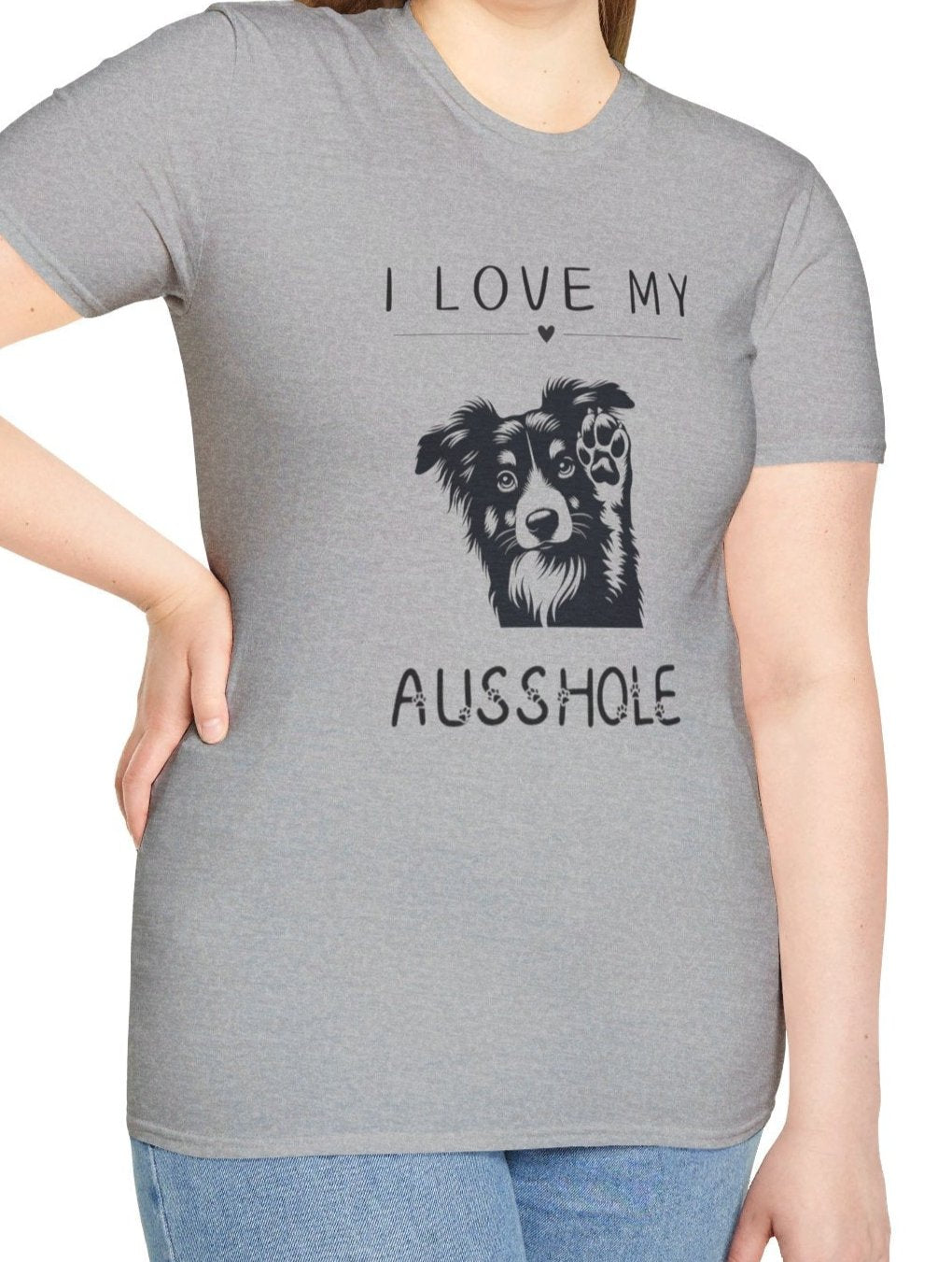 I Love My Ausshole Tee - Aussie/Australian Shepherd/Australian Cattle Dog