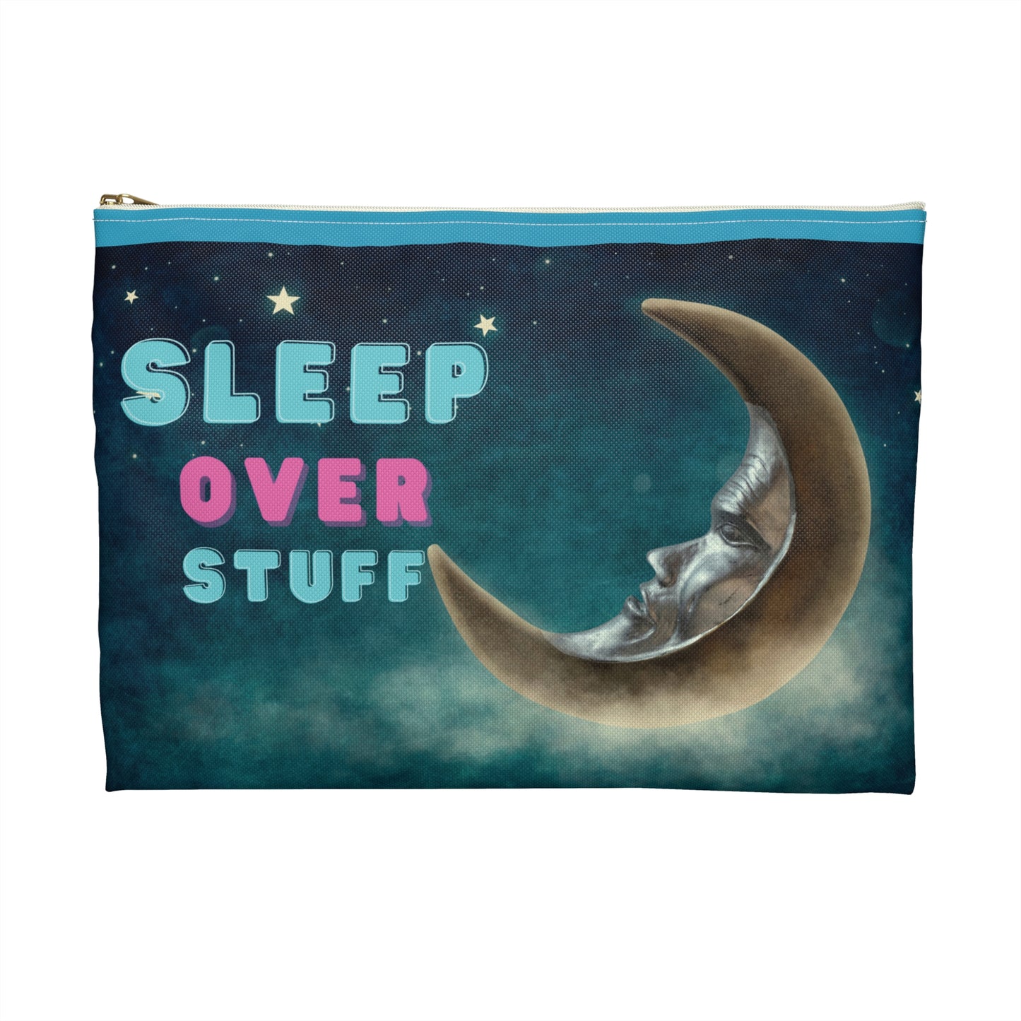 Women's Accessory / Toiletry bag - Sleep Over Stuff - Man in the moon