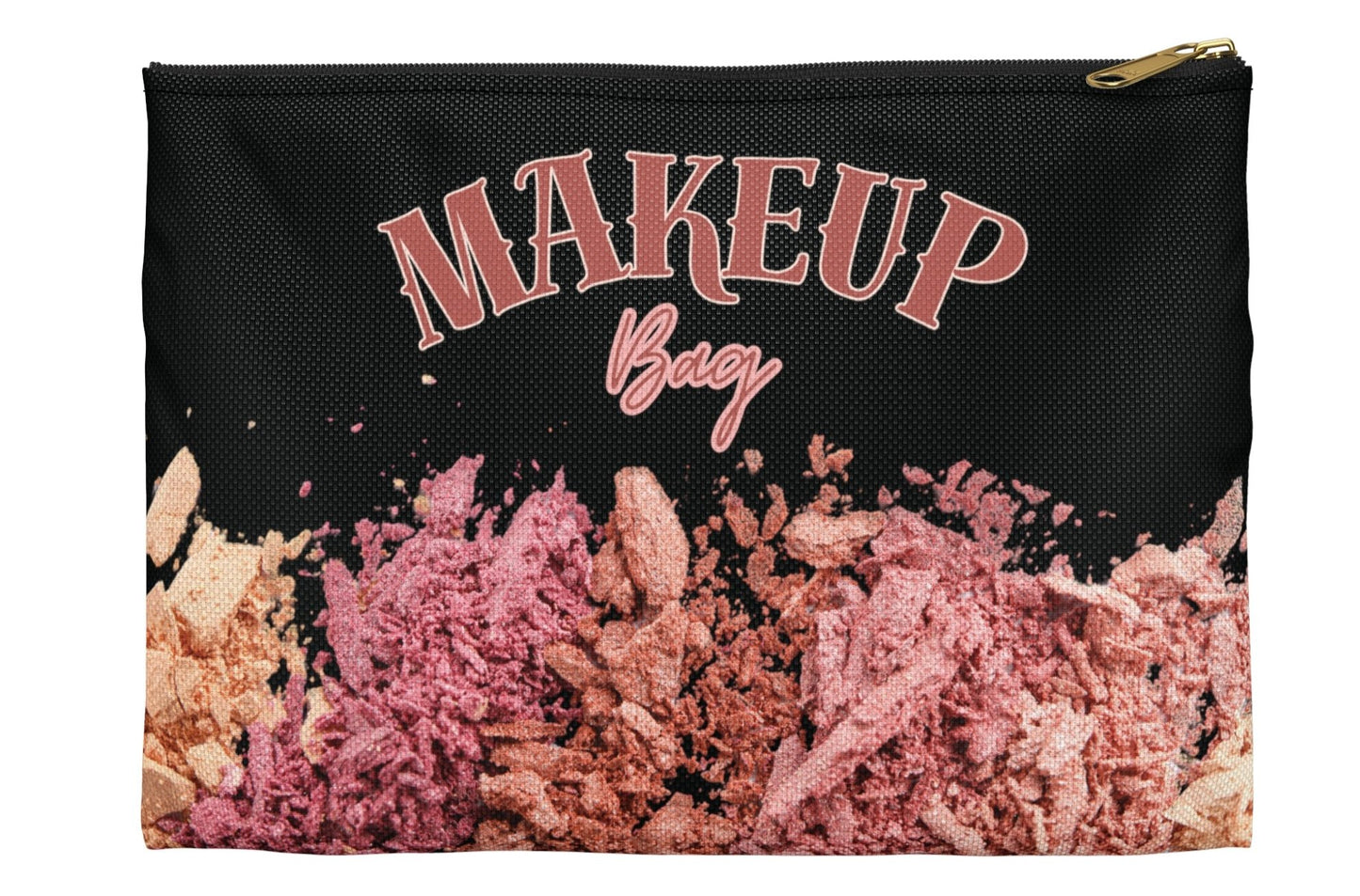 Women's Makeup / Toiletry Bag - crushed powder look