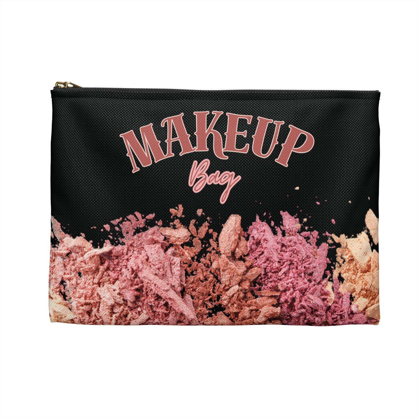 Women's Makeup / Toiletry Bag - crushed powder look