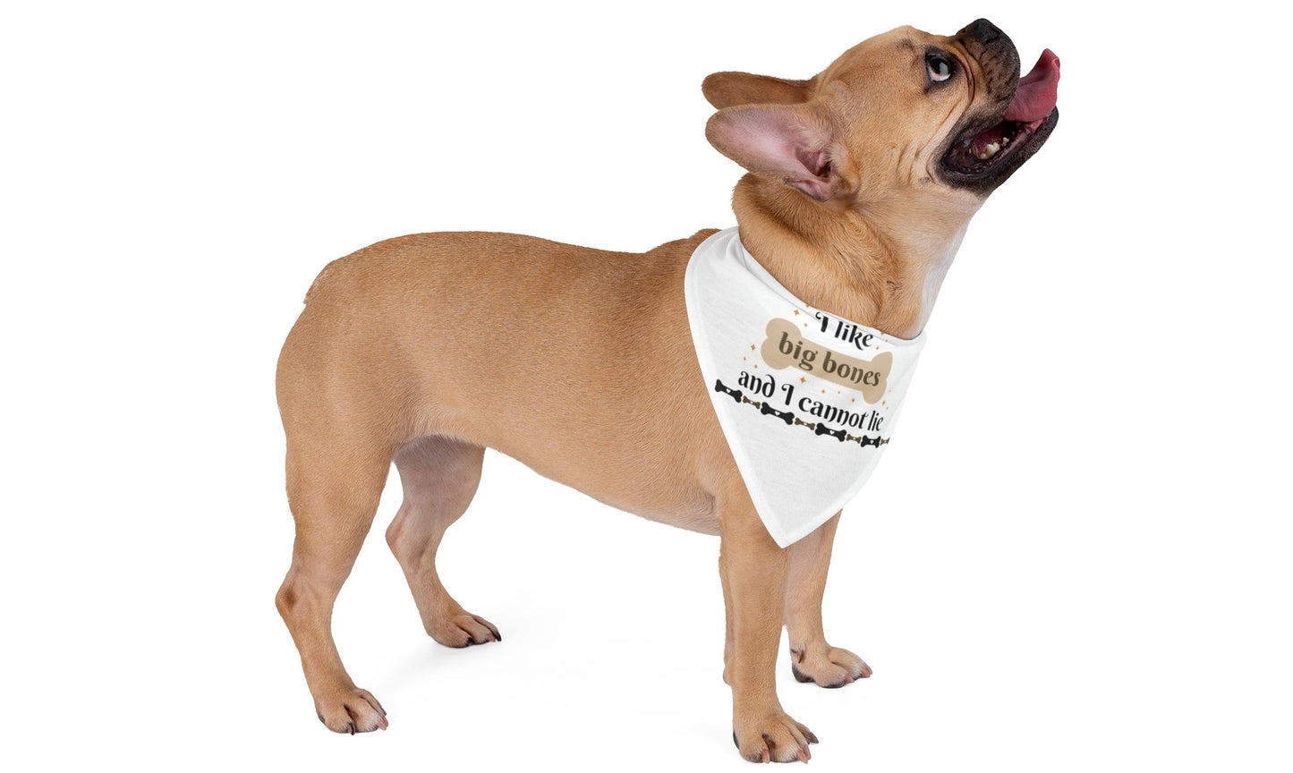 Funny Dog Bandana - I Like Big Bones and I Cannot Lie