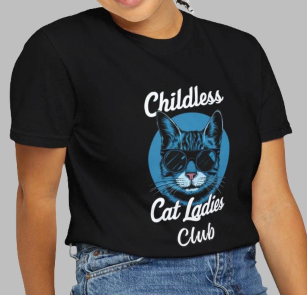 Childless Cat Ladies Club - 2024 Election T-shirt