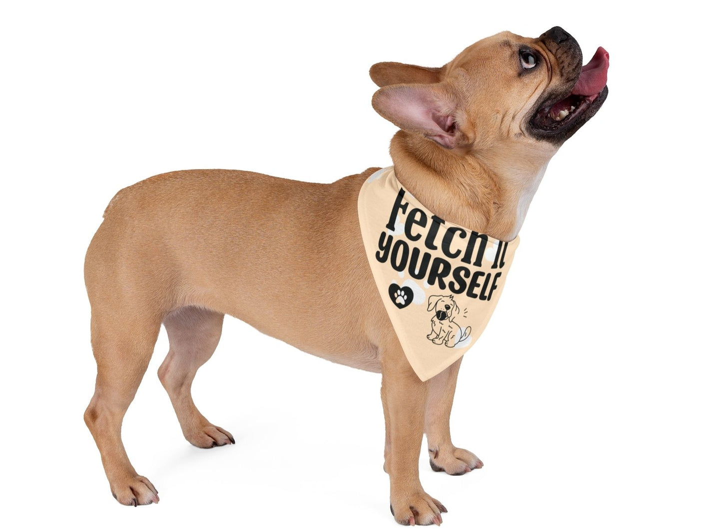 Funny Dog Bandana - Fetch It Yourself