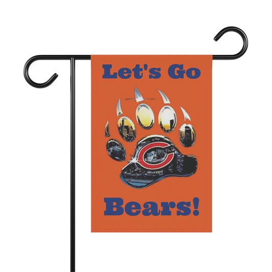 Let's Go Bears! Chicago Bears Garden Flag