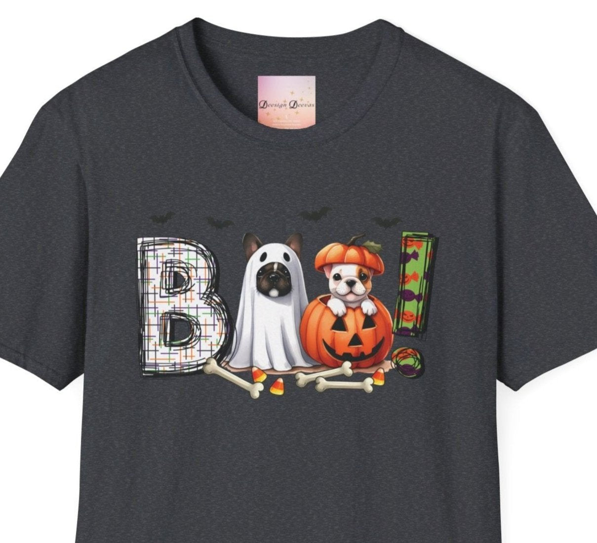 Dog Ghost and Dog Pumpkin Boo themed Halloween Shirt