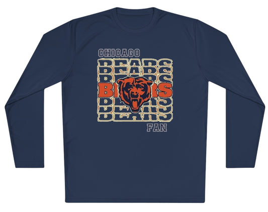 Chicago Bears Fan Long Sleeved Performance Tee