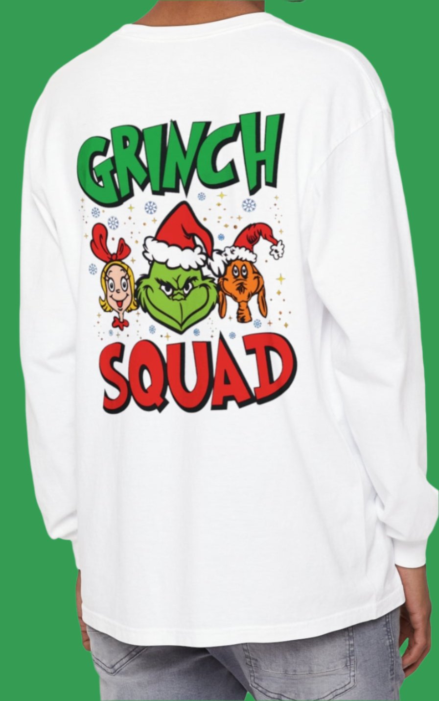 Funny Matching Family Holiday Christmas Shirts Front Back Grinch S Deesign Deevas