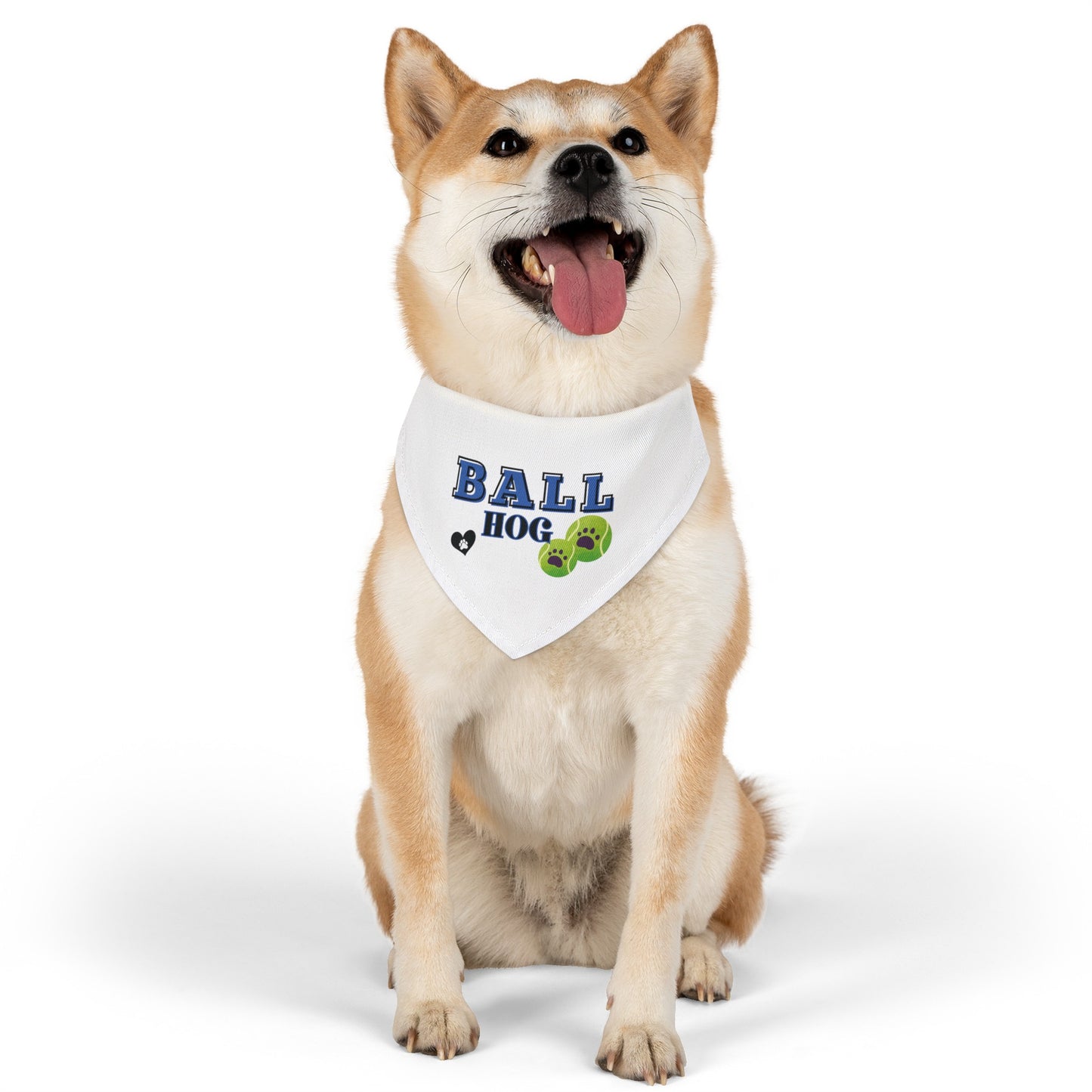 Funny Dog Bandana Collar - Ball Hog