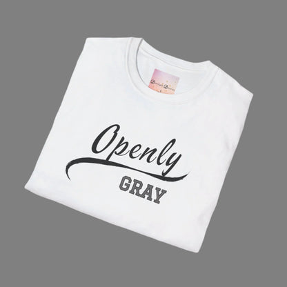 Openly Gray T-Shirt - funny, retirement, grandparent, gray hair humor