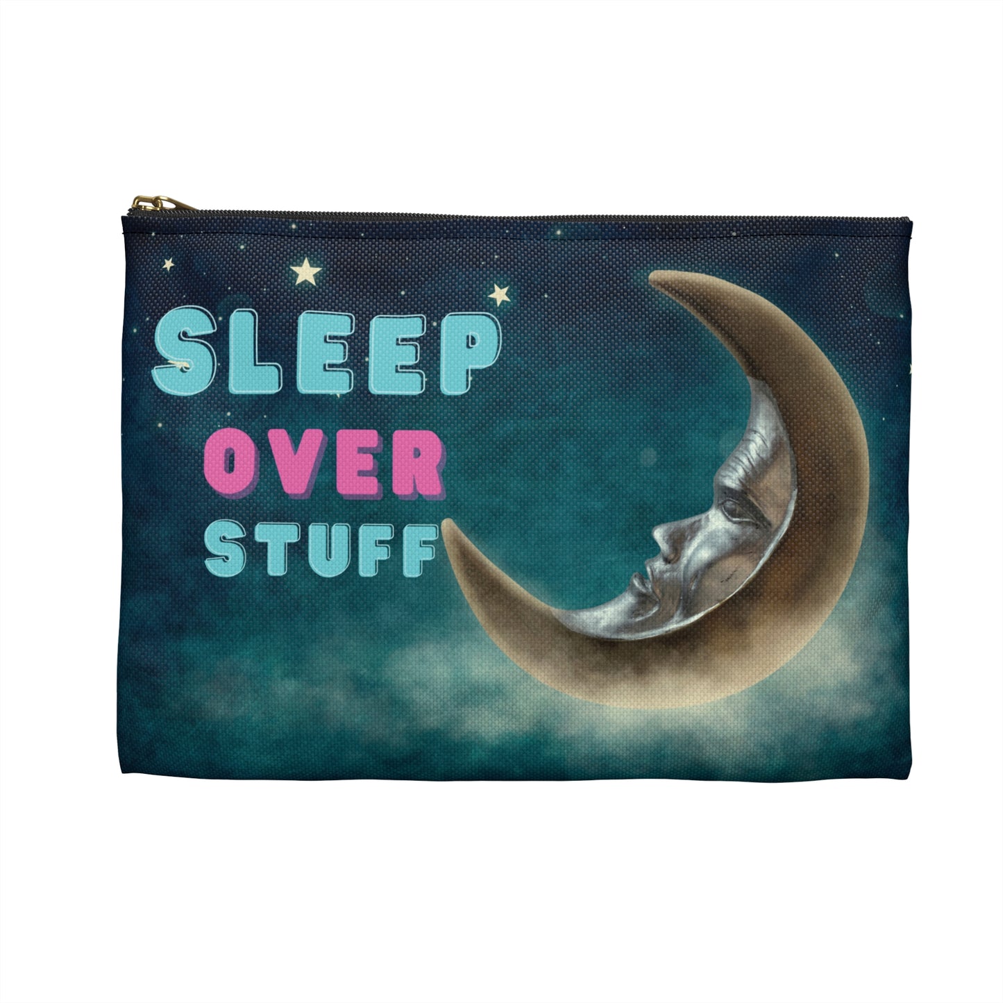 Women's Accessory / Toiletry bag - Sleep Over Stuff - Man in the moon