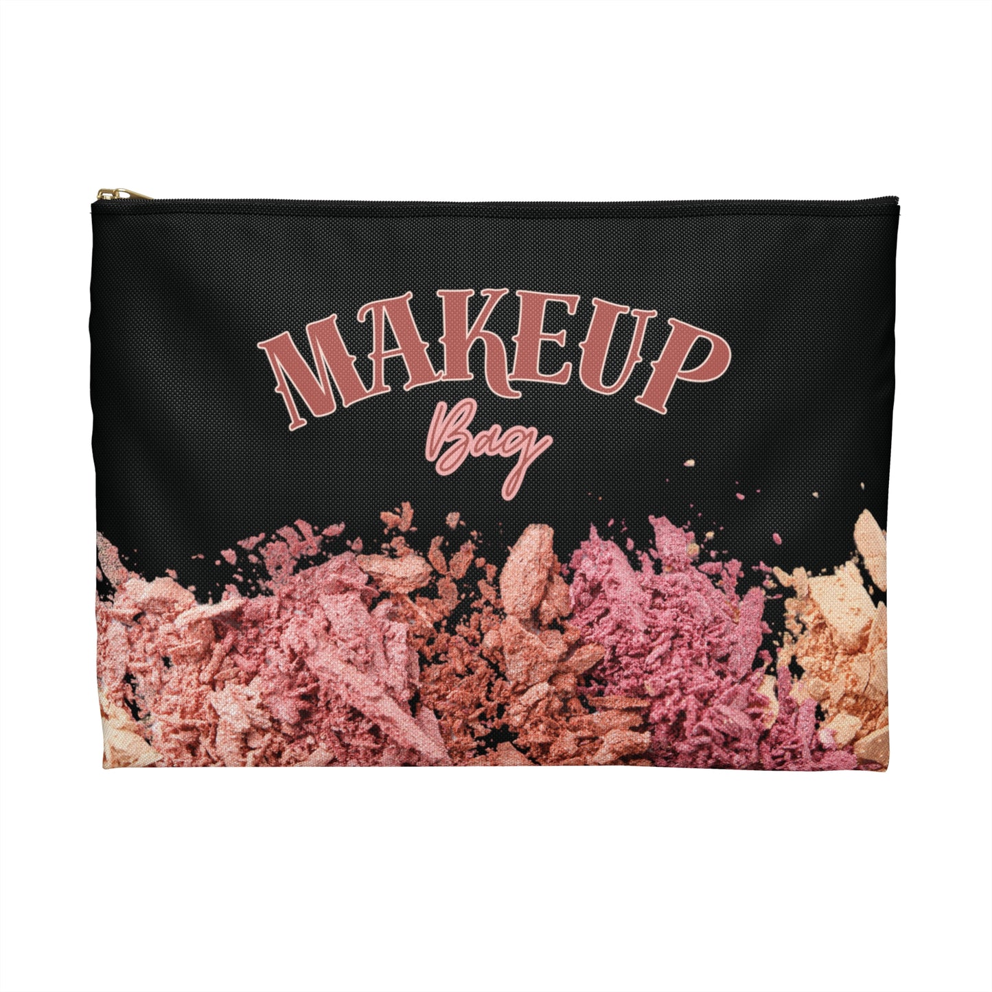 Women's Makeup / Toiletry Bag - crushed powder look