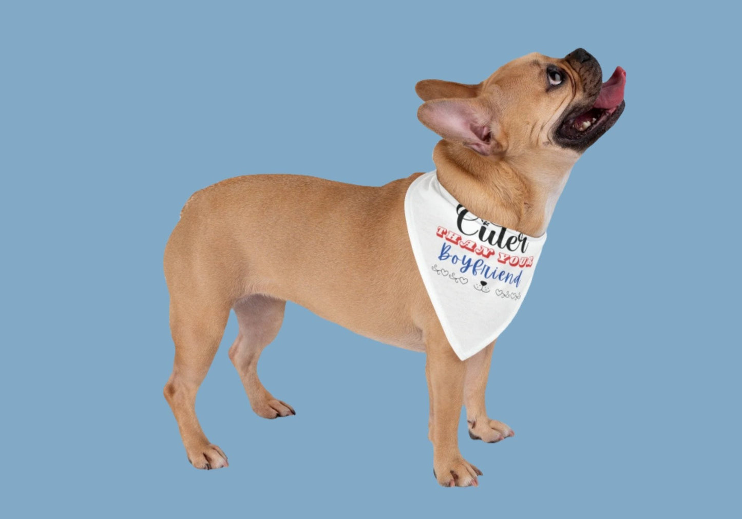 Funny Dog Bandana - Cuter Than Your Boyfriend