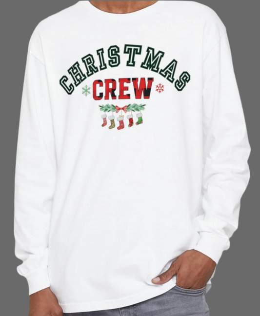 Christmas Crew - Family Festive Fun Holiday Winter Long Sleeve T-Shirt