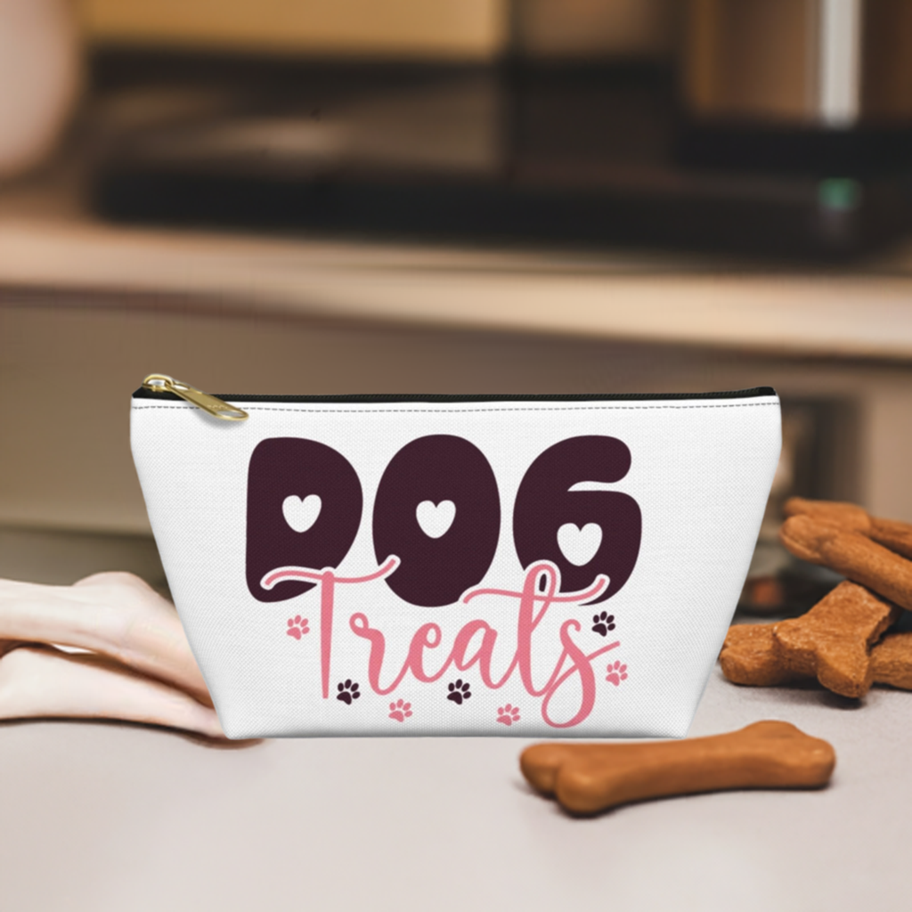 Dog Treats Pouch - Treat Bag, Dog Snacks, Paw Prints